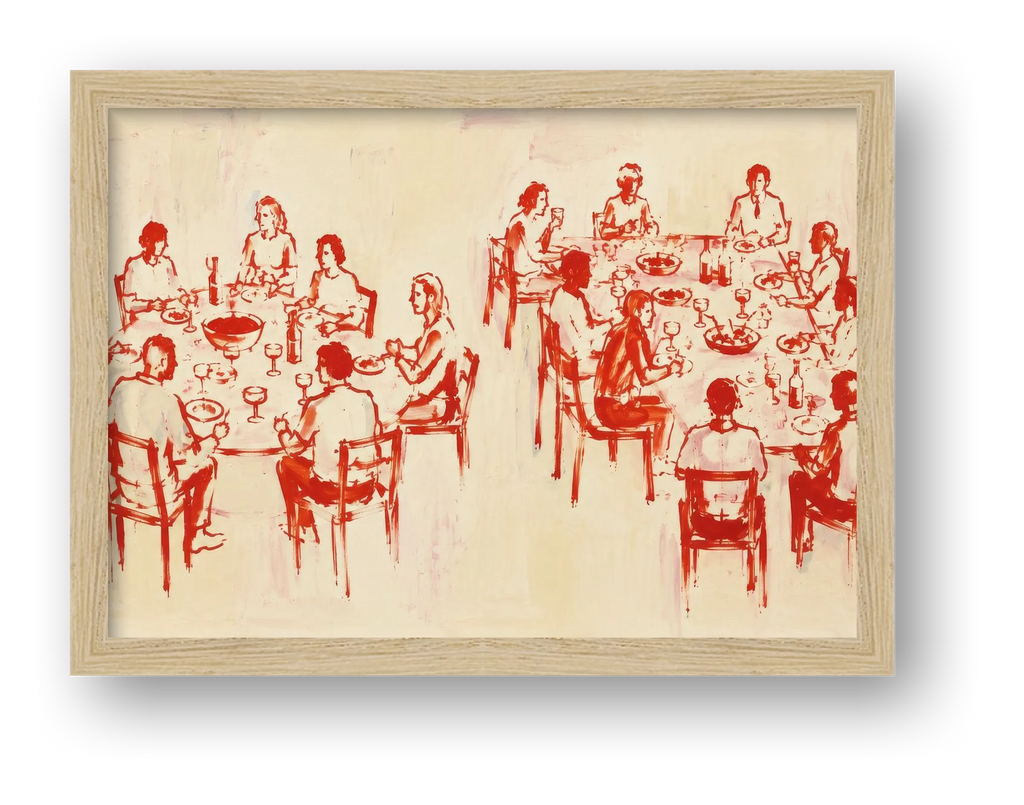 A place at the table — framed