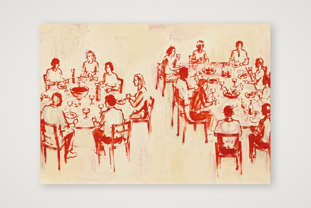 A place at the table — 100×70cm, 39×28" Print only